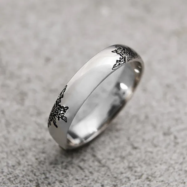 Alianza Plata 5mm y 4 Personalizable*Eguzkilore Discount