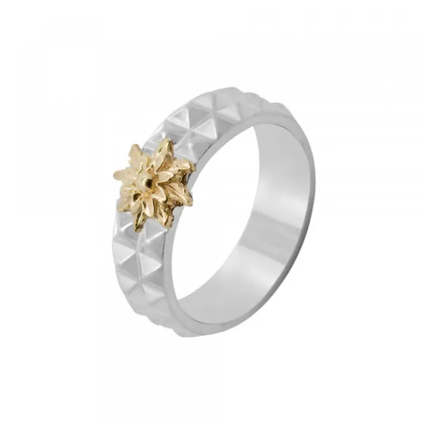 Anillo Aiora Plata Dorado*Eguzkilore Sale