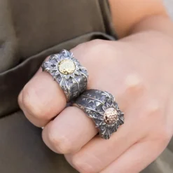 Anillo Ametsa Rosa*Eguzkilore Hot
