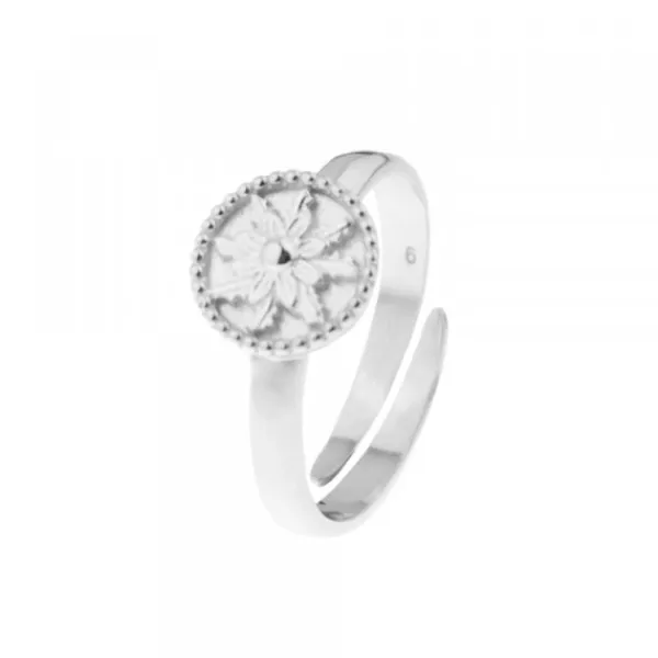 Anillo Anuk Plata Ajustable*Eguzkilore Hot