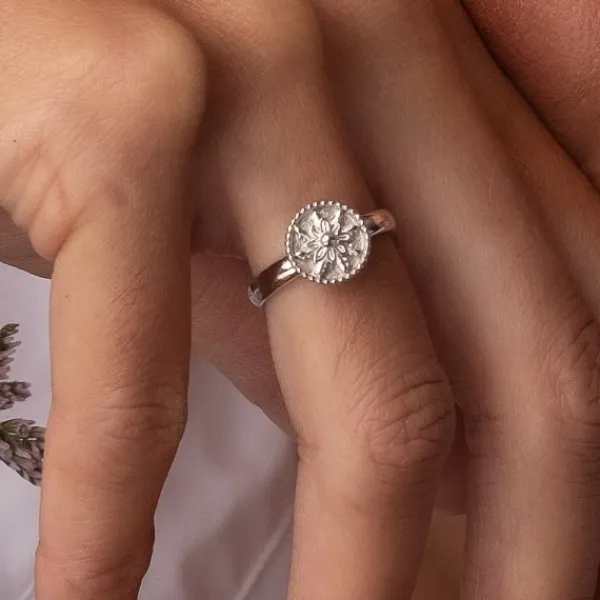 Anillo Anuk Plata Ajustable*Eguzkilore Hot