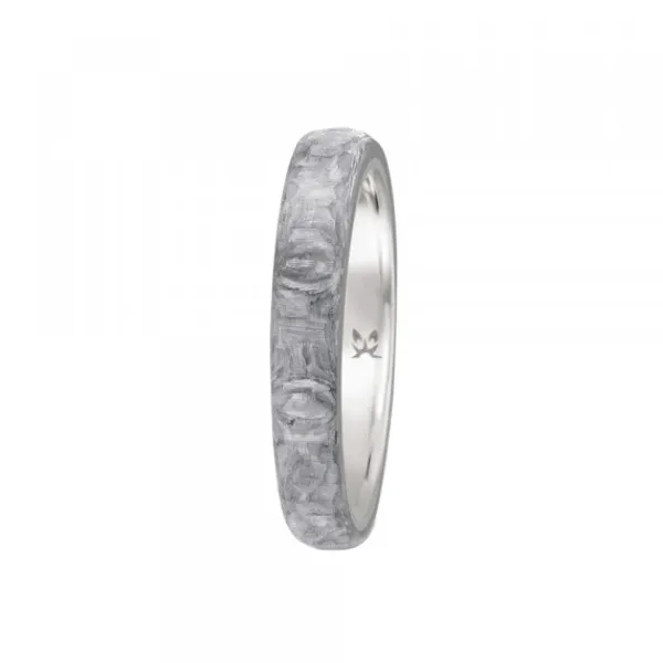 Anillo Carbono Gris y Titanio Personalizable*Eguzkilore Clearance