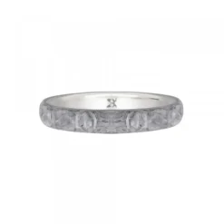 Anillo Carbono Gris y Titanio Personalizable*Eguzkilore Clearance