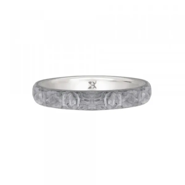 Anillo Carbono Gris y Titanio Personalizable*Eguzkilore Clearance