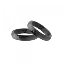 Anillo Carbono Negro con 1*Eguzkilore Outlet