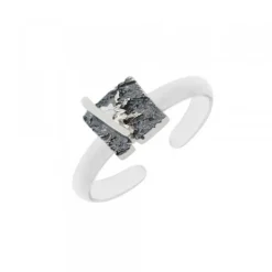 Anillo Cuadrado Flysch Plata*Eguzkilore Sale