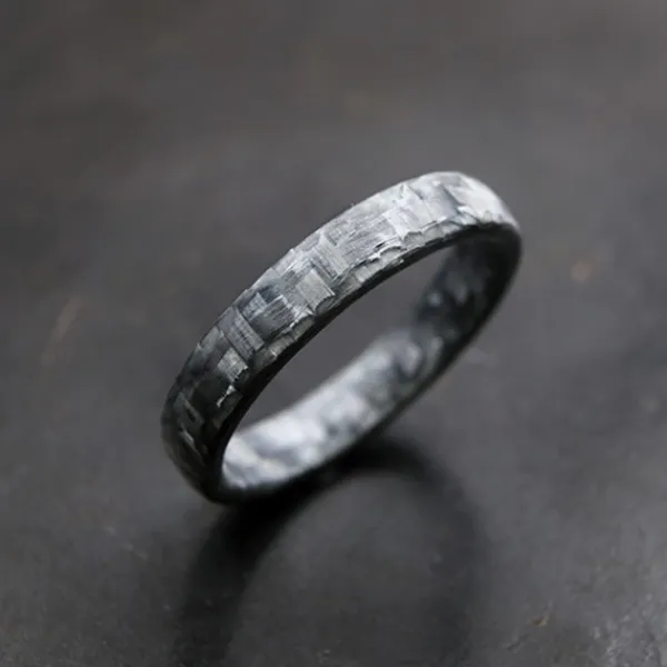 Anillo Carbono Gris Mate Talla*Eguzkilore Discount