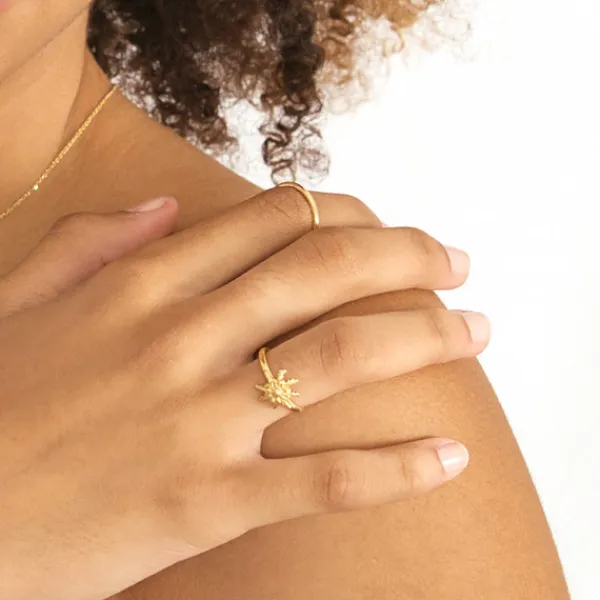 Anillo Clásico Oro Talla*Eguzkilore Online