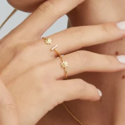 Anillo Fino Oro 18kt.*Eguzkilore Hot