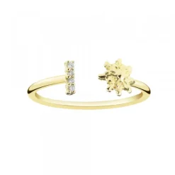 Anillo Oro Apertura con Brillante*Eguzkilore Discount