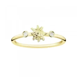 Anillo Oro 18kt. Doble Brillante*Eguzkilore Online