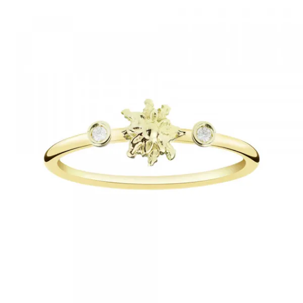 Anillo Oro 18kt. Doble Brillante*Eguzkilore Online