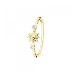 Anillo Oro 18kt. Doble Brillante*Eguzkilore Online