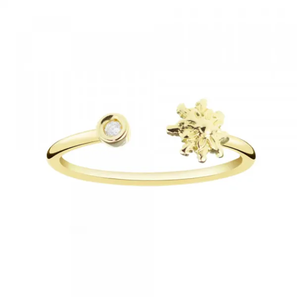 Anillo Oro y Diamante Apertura*Eguzkilore
