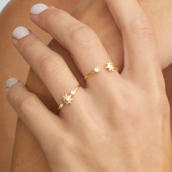 Anillo Oro y Diamante Apertura*Eguzkilore