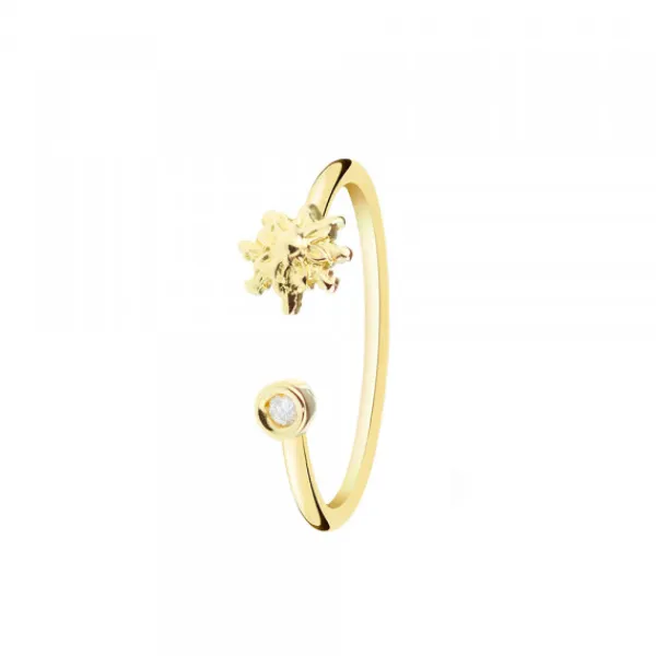 Anillo Oro y Diamante Apertura*Eguzkilore