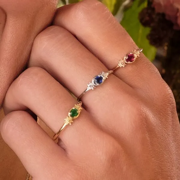 Anillo Enea Oro Rosa y Rubí*Eguzkilore Outlet