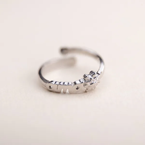 Anillo Letras Ama Plata*Eguzkilore Best
