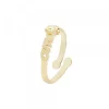 Anillo Letras Ama Plata Dorada*Eguzkilore Best