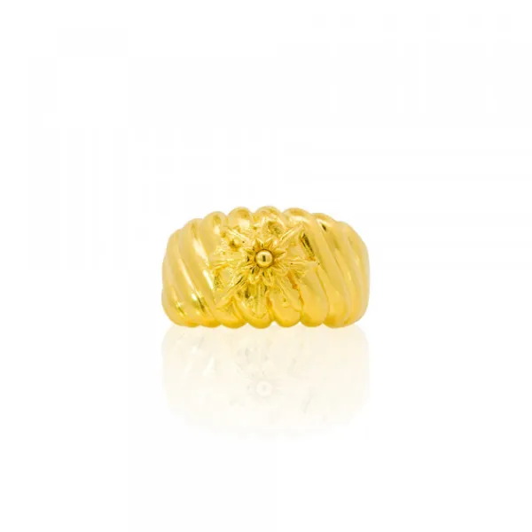 Anillo Mask de Plata Dorada*Eguzkilore Best