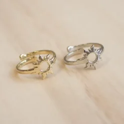 Anillo Mountain Plata Dorada para Mujer*Eguzkilore
