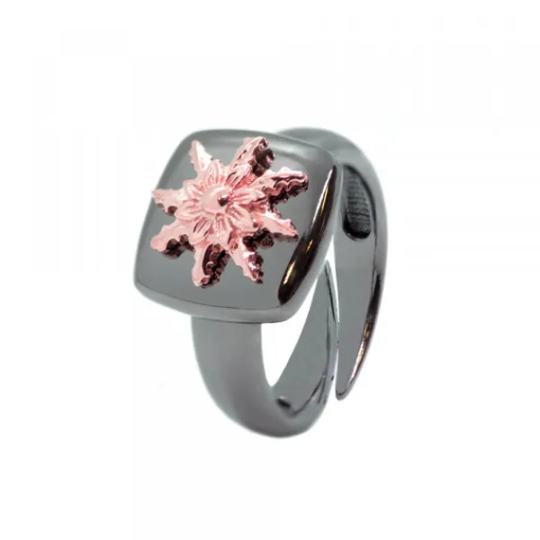 Anillo Q2 Rutenio y Rosa*Eguzkilore New