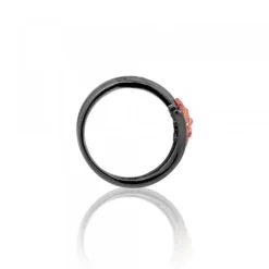 Anillo Tximist de Rutenio y Plata Rosa*Eguzkilore Clearance