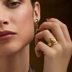 Anillo Ur de Plata Dorada*Eguzkilore Best