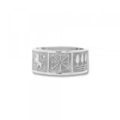 Anillo Zazpiak Bat Handia de Plata*Eguzkilore New