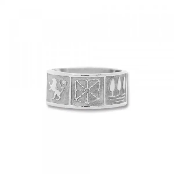 Anillo Zazpiak Bat Handia de Plata*Eguzkilore New