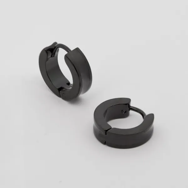 Aro Acero Negro Grueso 13mm*Eguzkilore Hot