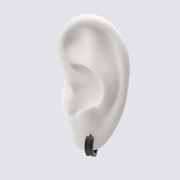 Aro Acero Negro Grueso 13mm*Eguzkilore Hot