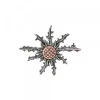 Broche Plata con Circonitas Verdes 38mm*Eguzkilore Sale
