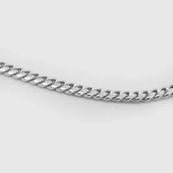 Cadena Cubana de Plata 3mm*Eguzkilore Clearance
