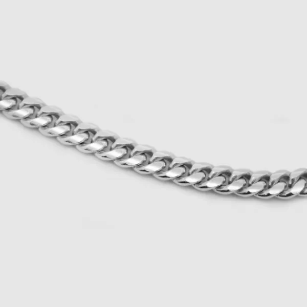 Cadena Cubana de Plata 5mm*Eguzkilore Sale