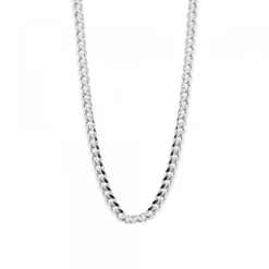 Cadena Cubana de Plata 5mm*Eguzkilore Sale