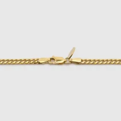 Cadena Cubana Plata Dorada 3mm*Eguzkilore New