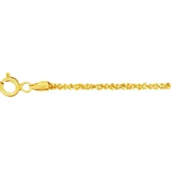 Cadena Margarita de Plata Dorada*Eguzkilore Online