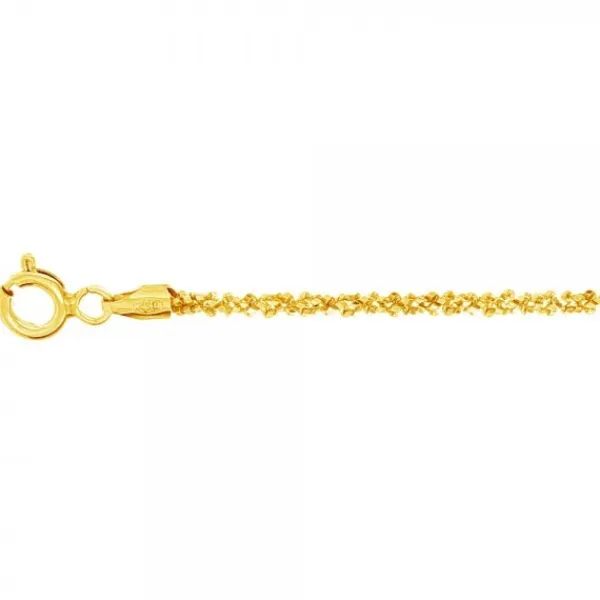 Cadena Margarita de Plata Dorada*Eguzkilore Online