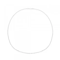 Cadena Oro Blanco 18kt. Grosor 0.30*Eguzkilore Online