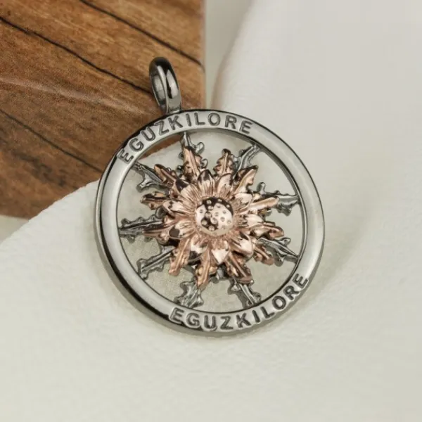 Cerco Plata Negra y Rosa Personalizable*Eguzkilore Clearance