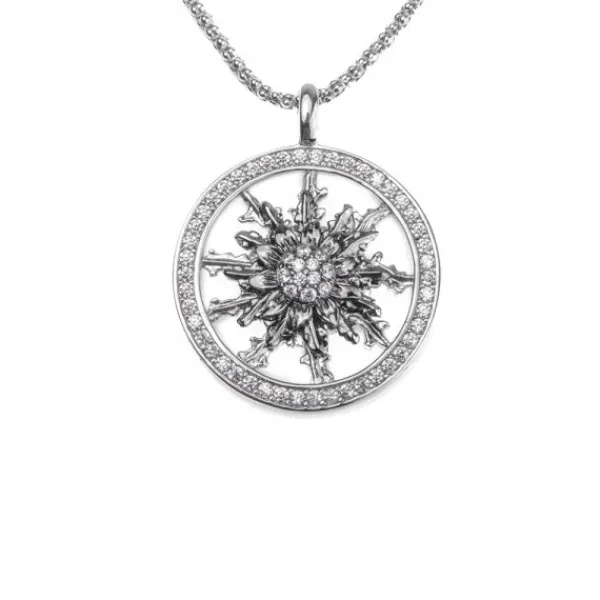 Cerco Plata Negra y Circonitas Personalizable*Eguzkilore Clearance