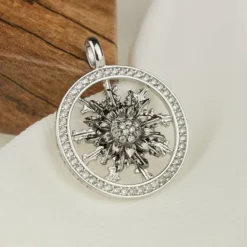 Cerco Plata Negra y Circonitas Personalizable*Eguzkilore Clearance