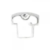 Charm Camiseta Blanca en Plata*Eguzkilore Clearance