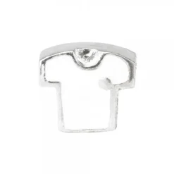 Charm Camiseta Blanca en Plata*Eguzkilore Clearance
