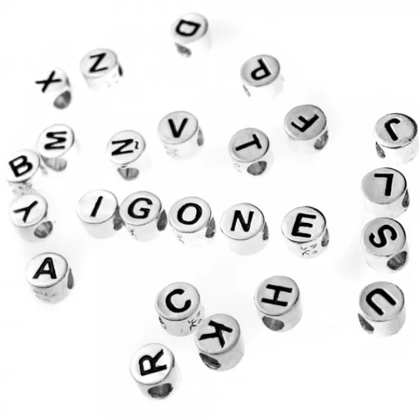 Charm Letra Inicial de Plata*Eguzkilore Best