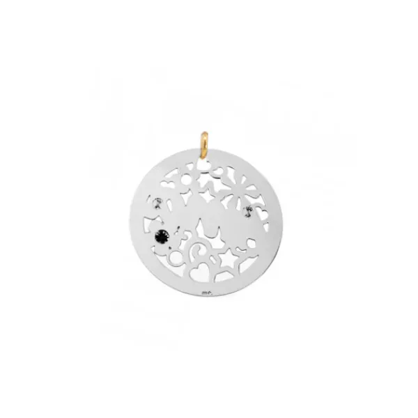 Colgante Ama Calado Plata Bicolor*Eguzkilore Discount