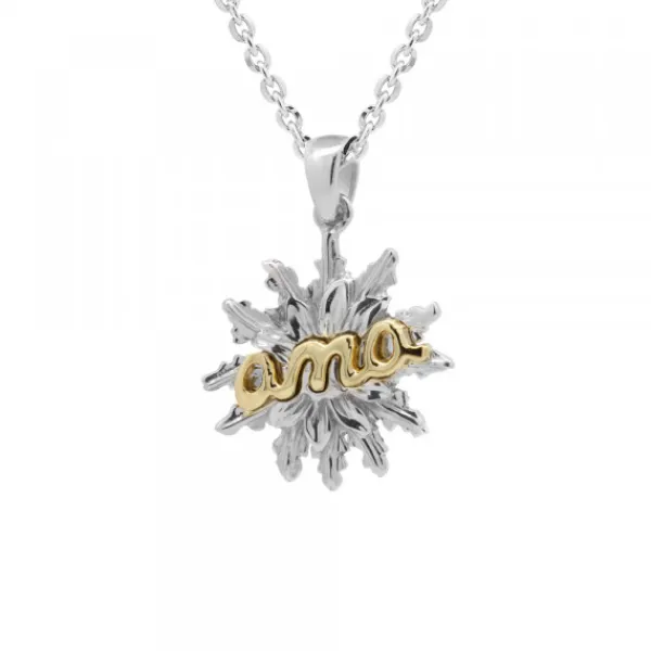 Colgante Ama Plata Bicolor Personalizable*Eguzkilore Clearance