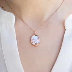 Colgante Ama Oval Plata Rosa*Eguzkilore Sale