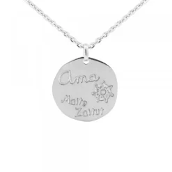 Colgante Ama "Maite Zaitut"Plata Personalizable*Eguzkilore New
